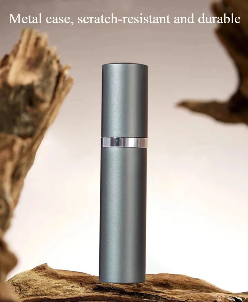 Refillable Aluminum Perfume Atomizer – Portable Spray Bottle for Travel