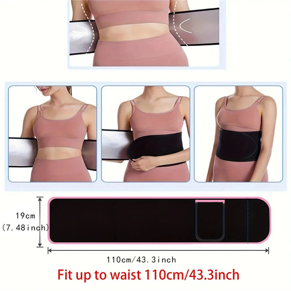 Adjustable Waist Trainer Belt – Slimming Body Shaper for Gym Workout