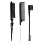 Professional Hair Styling Brush Set – Steel Needle Combs for Hair Grooming