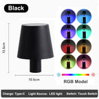 Wireless LED Wine Bottle Lamp – Touch Control for Outdoor Dining