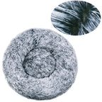 Plush Round Pet Bed – Soft Warm Nest for Large and Medium Dogs or Cats