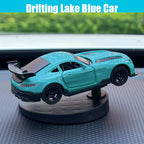 Drifting Car Dashboard Ornament – Swinging Model for Racing Enthusiasts