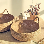 Handmade Woven Vine Cat Bed – Washable Seasonal Pet Nest for Winter Comfort