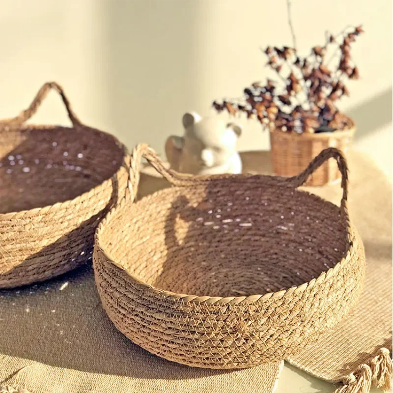 Handmade Woven Vine Cat Bed – Washable Seasonal Pet Nest for Winter Comfort