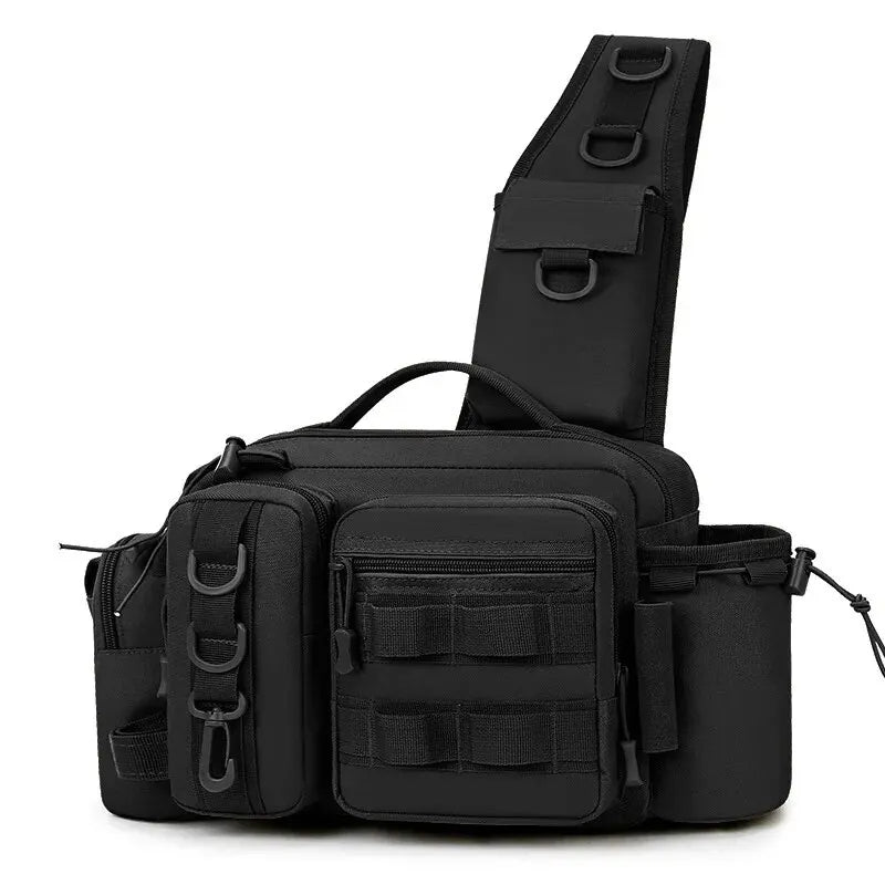 Fishing Tackle Backpack – Gear Storage Bag with Rod Holder for Fly Fishing