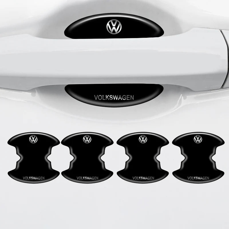 TPU Car Door Handle Protectors – Anti-Scratch Trim for Volkswagen Vehicles