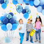 Metallic Pearl and Confetti Balloons – Decorative Latex Set for Party Events
