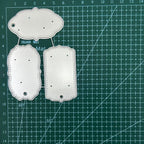 Metal Tag Cutting Dies – Layering Label Stencils for Scrapbooking Crafts