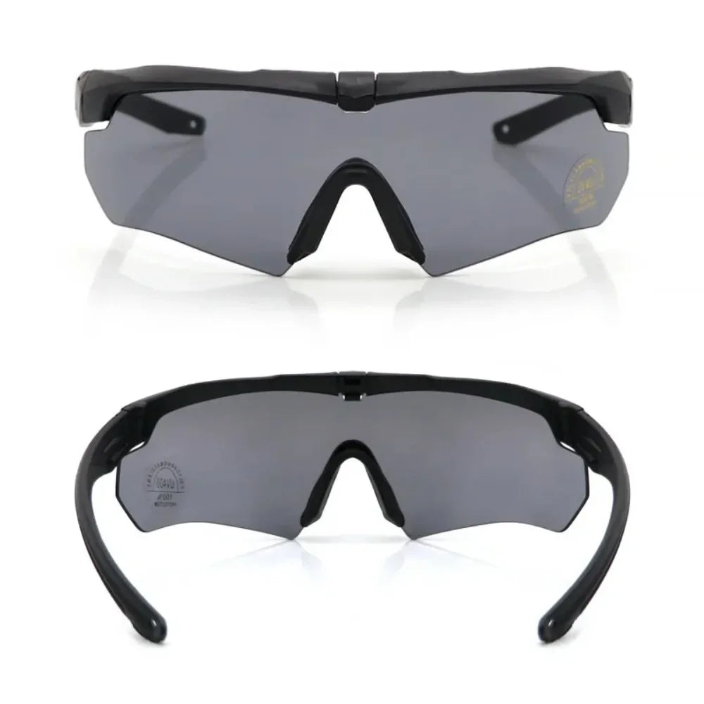 Tactical Shooting Goggles – 3 Interchangeable Lens Set for Airsoft and Outdoor