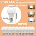 E27 LED Light Bulbs – Ultra-Bright Energy Efficient for Home Lighting