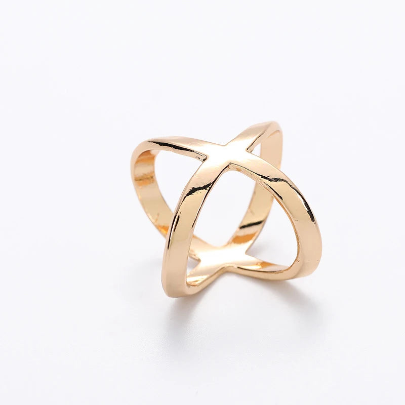 Cross Scarf Clips – Hollow Metal Buckle Brooches for Women Jewelry Accessories