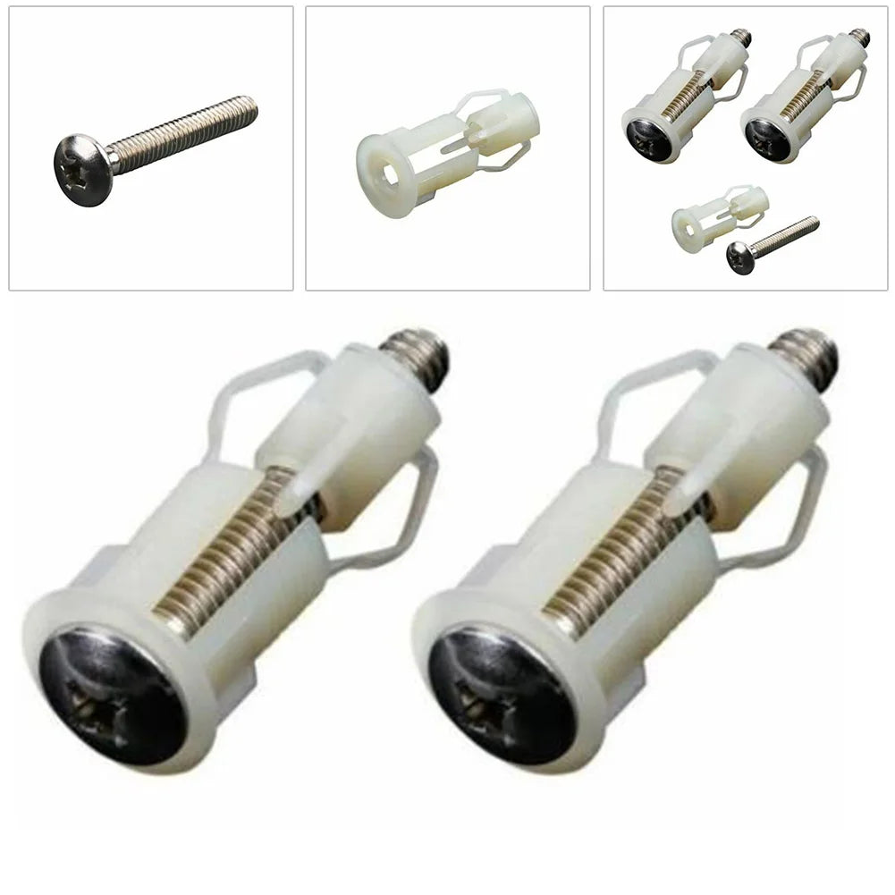 Universal Toilet Seat Fixing Kit – Replacement Screws for Bathroom Repairs