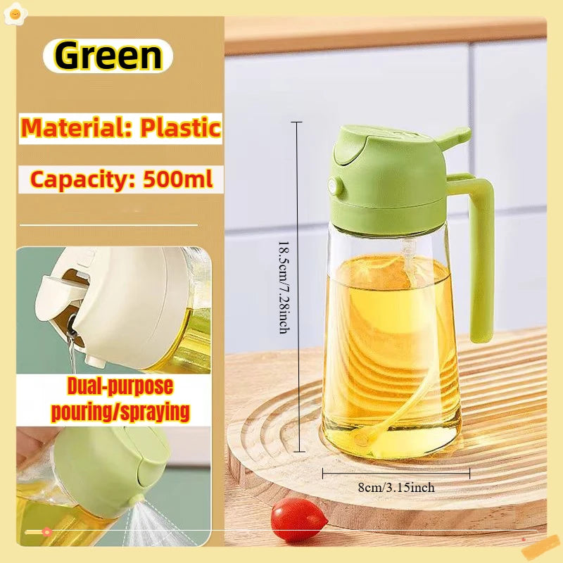 Oil Spray Bottle – Kitchen Vinegar Sprayer for BBQ Cooking and Baking