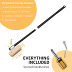 Brass Bristle Pizza Oven Brush – Long Wooden Handle for Kitchen Grill Cleaning