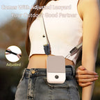 Portable Waist Fan – Rechargeable Bladeless Air Cooler for Outdoor Cooling