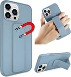 Magnetic Stand Phone Case – Protective Cover with Wrist Strap for iPhone Series