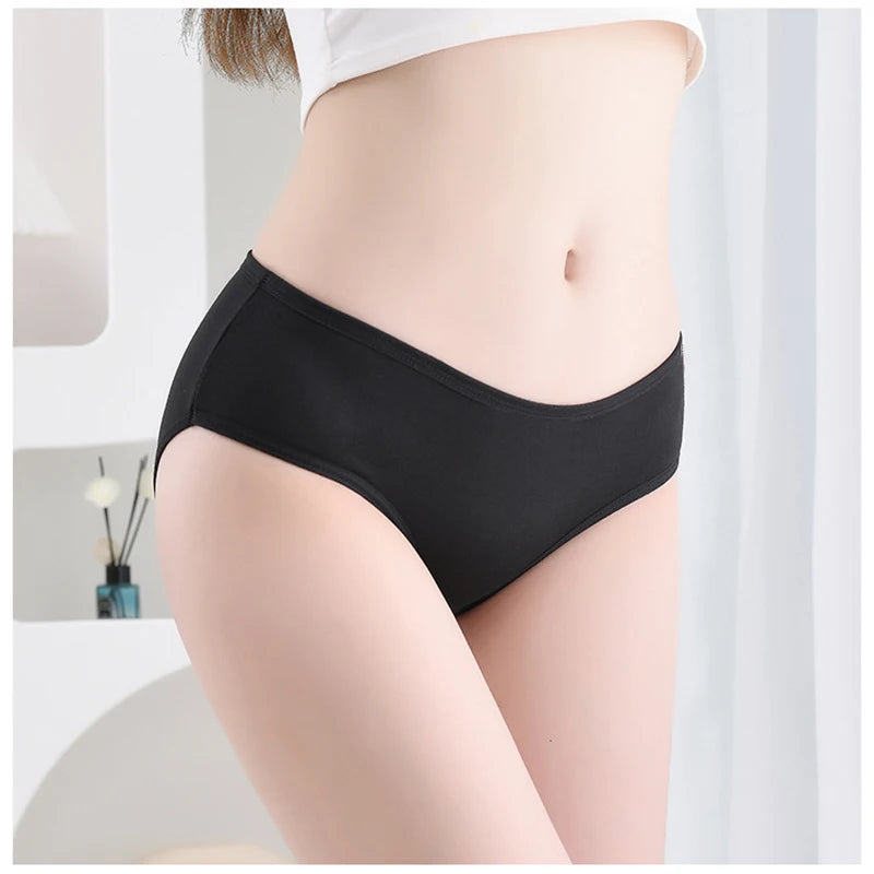 Cotton Brief Panties – Plus Size Women's Sexy Underwear for Daily Comfort