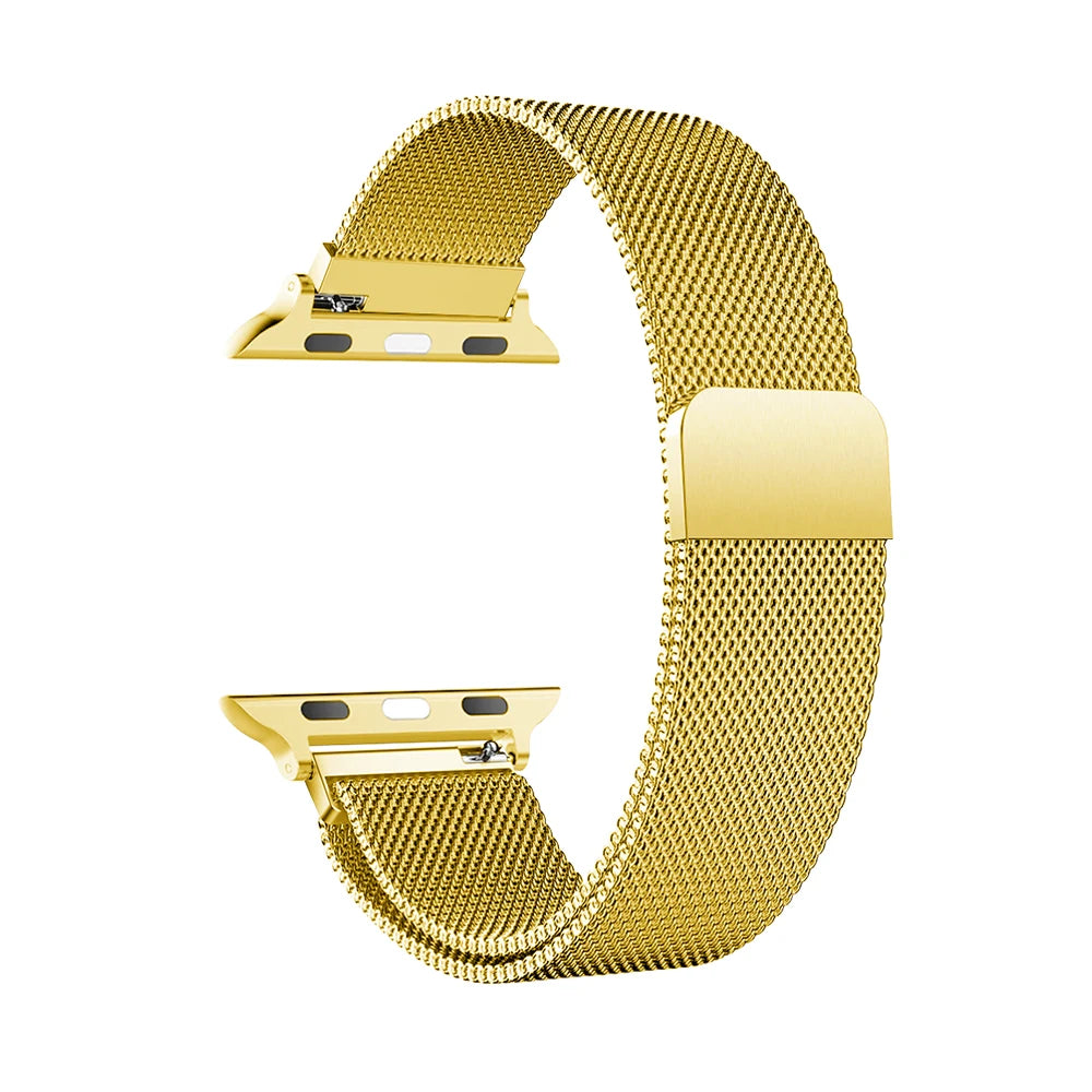 Milanese Stainless Steel Watch Band – Magnetic Bracelet for Apple Watch Series