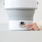 Portable Folding Washing Machine – Ultrasonic Mini Washer for Travel and Home