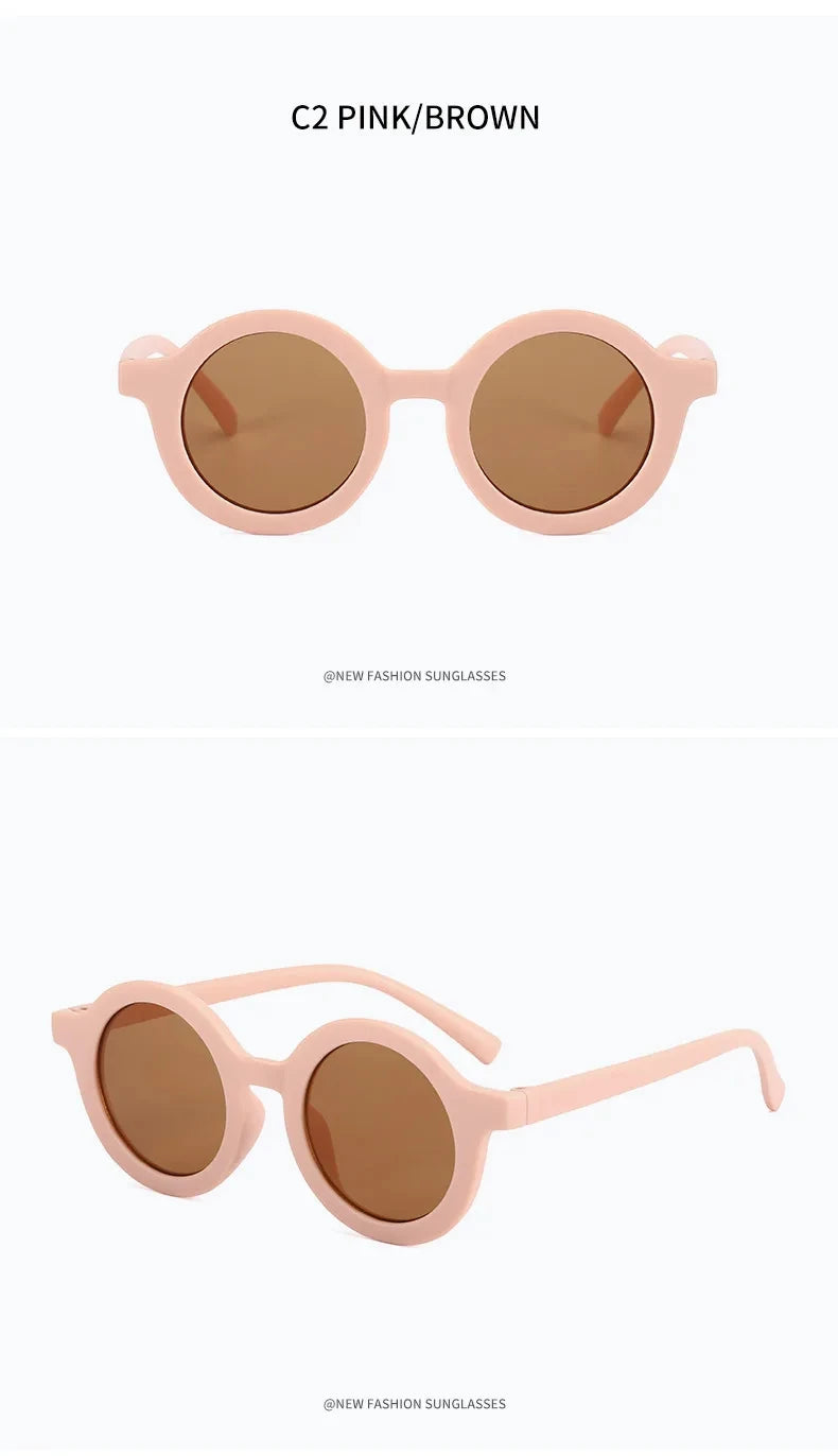 Childrens UV400 Plastic Sunglasses – Lightweight Protective Eyewear for Kids