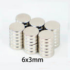 Small Round Disc Magnets – 6mm x 3mm Neodymium Magnets for DIY and Industrial