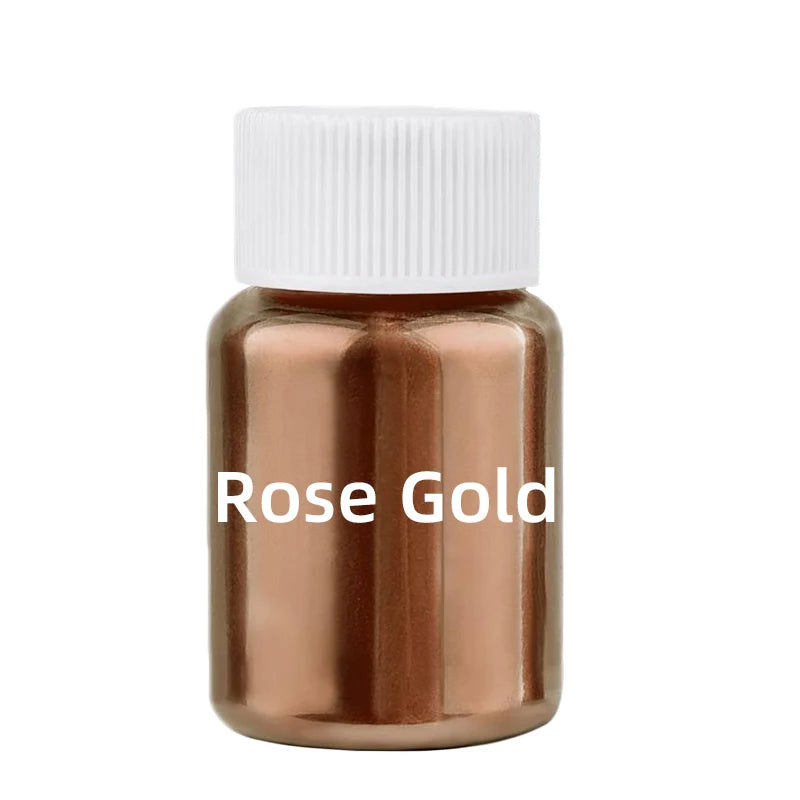 Edible Metallic Glitter Powder – Gold and Silver Dust for Cake Decoration
