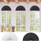 Self-Adhesive Pleated Blinds – Half Blackout Shades for Home Office Windows