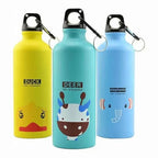 Insulated Stainless Steel Cartoon Mug – Kids Water Bottle for School Sports