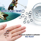 Stainless Steel Split Rings – Heavy Duty Fishing Lure Terminal Tackle