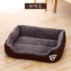 Large Square Dog Bed – Warm Soft Nest for Small Medium and Large Pets