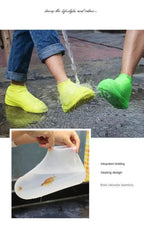 Silicone Waterproof Shoe Covers – Slip-Resistant Rain Gear for Outdoor Use