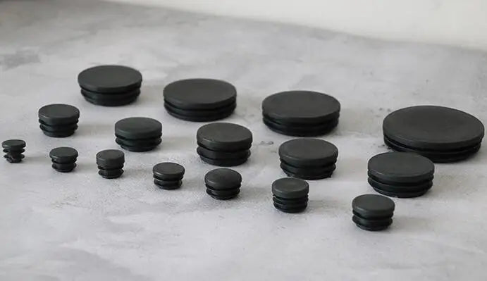 Round Steel Pipe End Caps – Protective Tubing Inserts for Furniture Legs