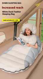 Stretchable Down Sleeping Bag – Ultralight Machine Washable for Camping