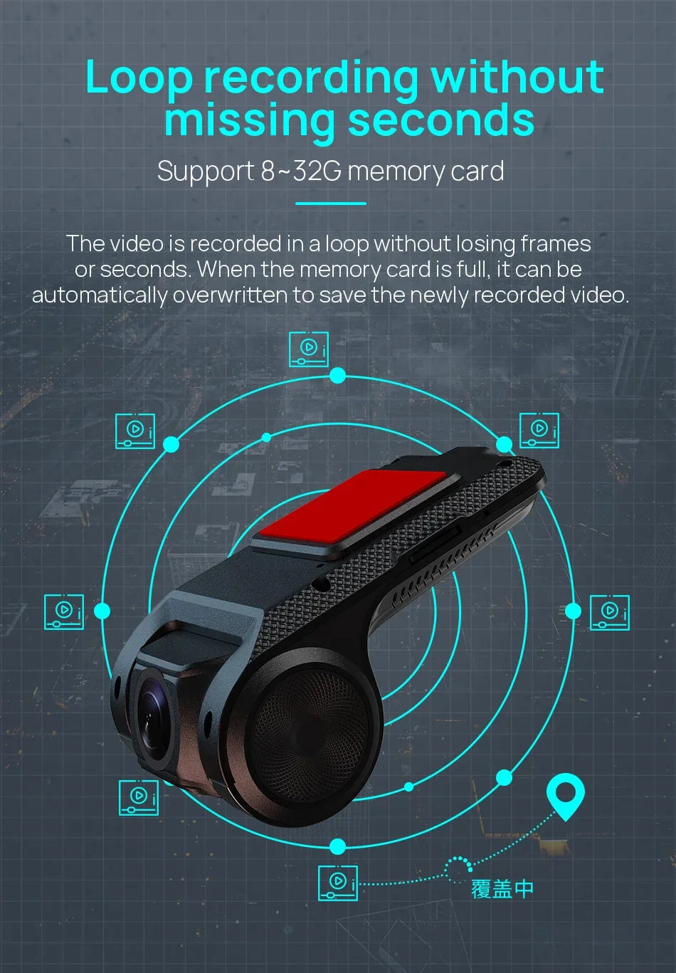 HD USB Dash Camera – Android Navigation Recorder for Car Safety