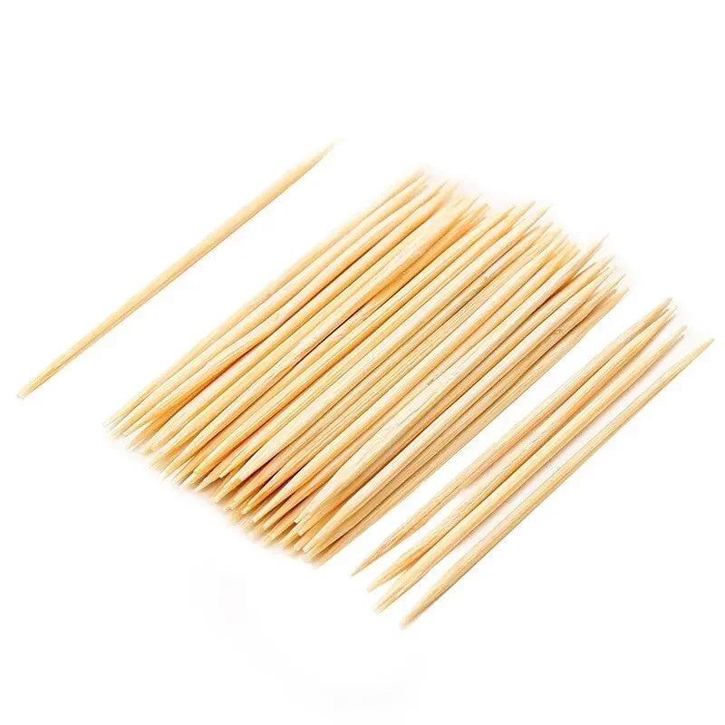 Natural Bamboo Toothpicks – Sturdy Wood Dental Picks for Home and Restaurant