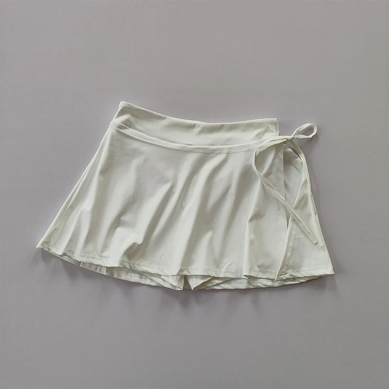 Athletic Yoga Skort – Quick-Dry Pocket Skirt for Tennis and Badminton
