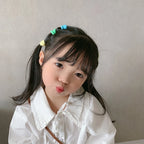 Nylon Elastic Hair Bands – Soft Ponytail Holders for Kids Hairstyles
