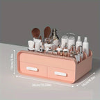 Large Plastic Makeup Organizer – Multi-Drawer Storage for Vanity Desktop