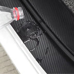 Carbon Fiber Door Sill Guards – Protective Adhesive Strips for Car Styling