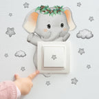 Animal Wall Decals – Self-Adhesive Nursery Stickers for Kids Bedroom Decor