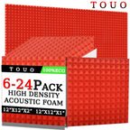 Acoustic Foam Pyramid Panels – Sound Insulation for Home Studio Recording