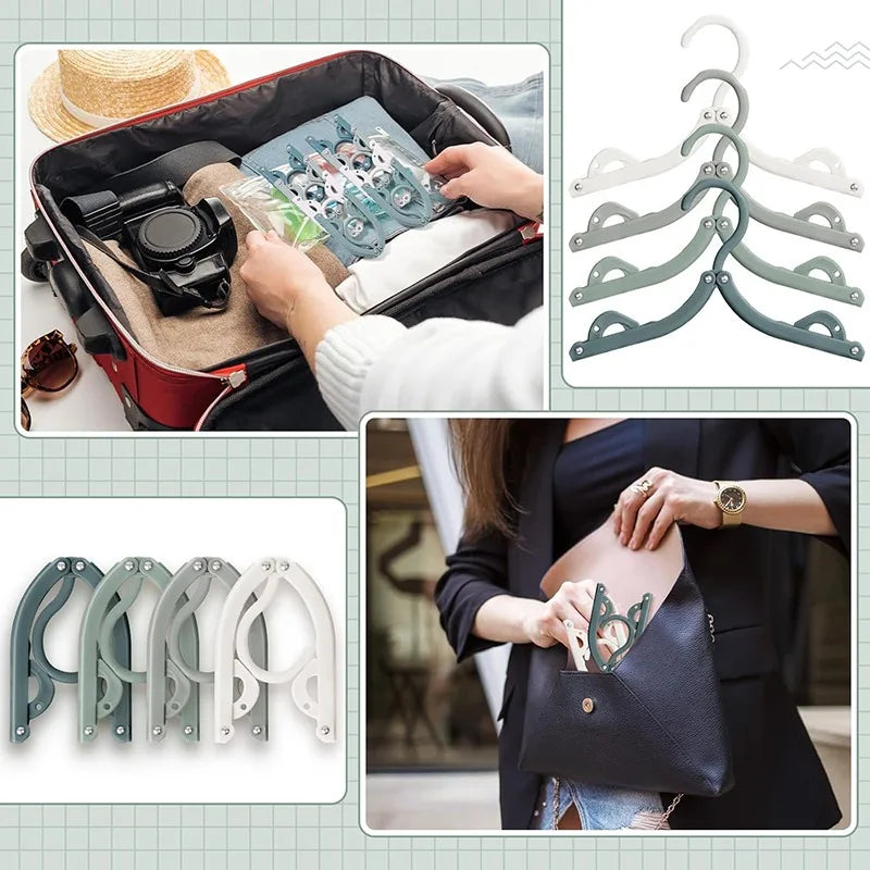 Heart Pattern ABS Clothes Hangers – Durable Organizers for Family Clothing