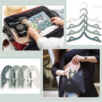 Heart Pattern ABS Clothes Hangers – Durable Organizers for Family Clothing