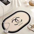 Absorbent Bathroom Floor Mat – Anti-Slip Quick Dry Rug for Home Entrance