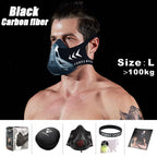 Elevation Training Mask – Black Fitness Gear for Running and Gym Workouts