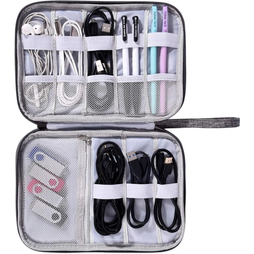 Waterproof Electronics Organizer – Travel Carrying Pouch for Tech Accessories