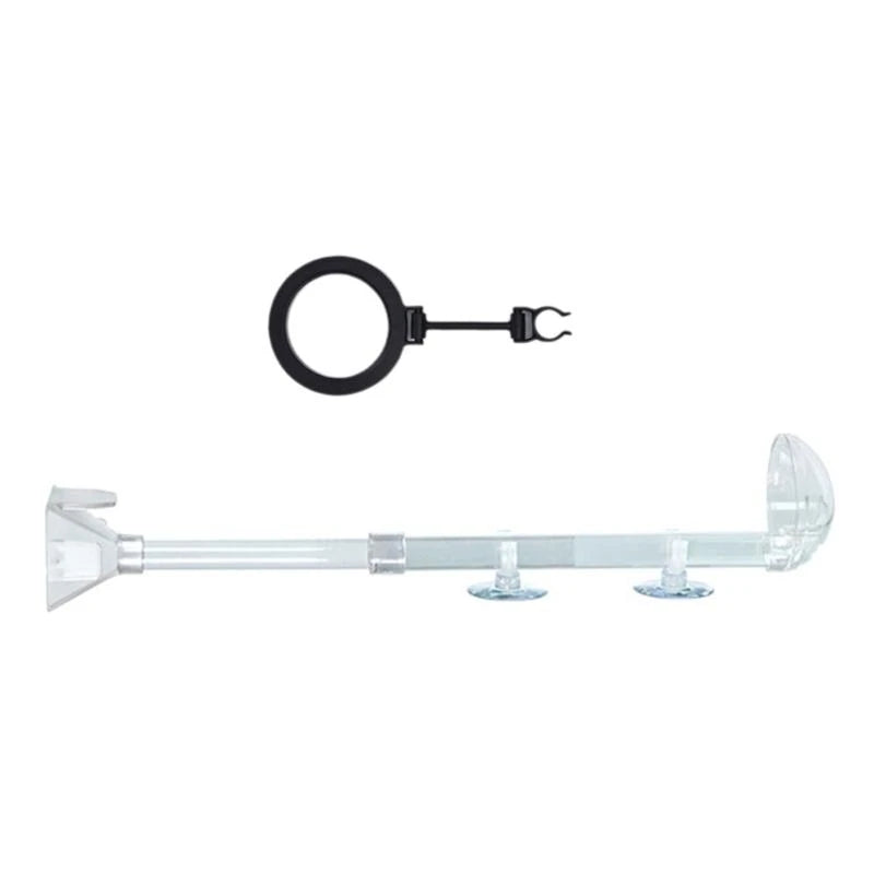 Acrylic Shrimp Feeding Tube – Transparent Dish Set for Aquarium Tanks