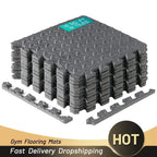 Interlocking EVA Foam Floor Tiles – Non-Slip Exercise Mats for Home Gym
