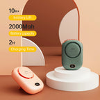Portable Hanging Neck Fan – Bladeless USB Rechargeable for Sports and Travel