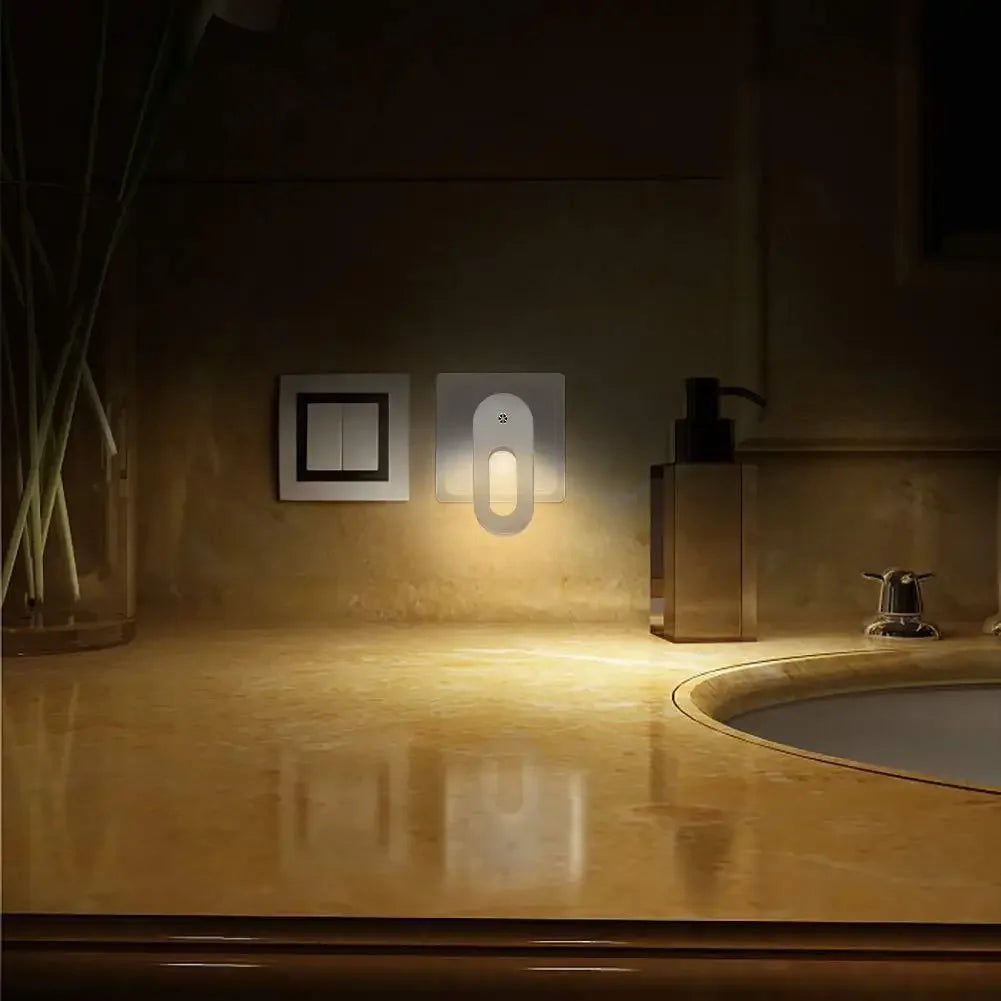 Twilight Sensor Night Light – Warm White Energy Saving Lamp for Kids Bedroom